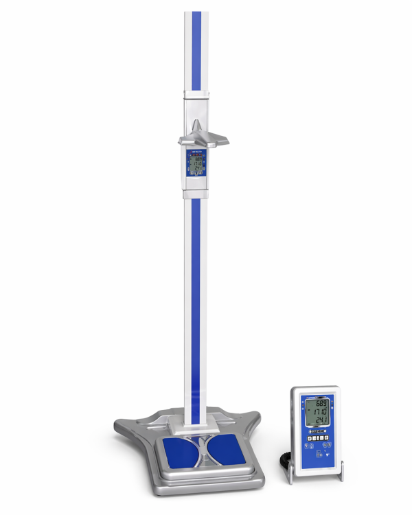Ростомер РЭП с весами напольными медицинскими электронными ВМЭН-150-50/100-Д1-А / ВМЭН-200-50/100-Д1-А