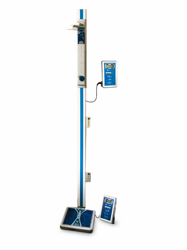 Ростомер РЭС с весами напольными медицинскими электронными ВМЭН-150-50/100-Д1-А / ВМЭН-200-50/100-Д1-А