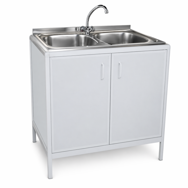 Стол лабораторный с 2 мойками ТВ-СЛМ2